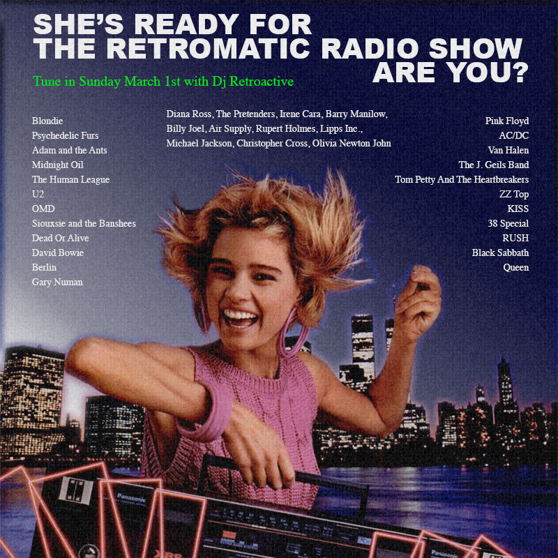 The Retromatic Radio Show 0001 March 1st 2020